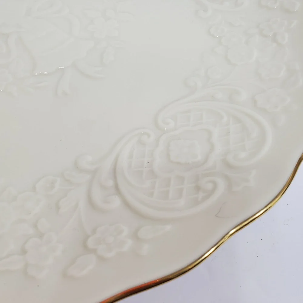 Lenox Wedding Promises Marriage Plate Ivory 12.5